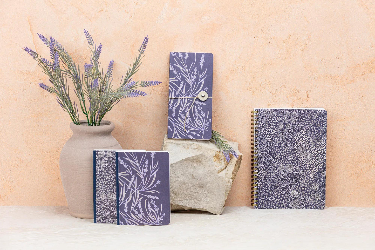 Garden of the Sens, Book integral binding A5 14,8x21cm, 148 pages, lineed, ass. - New (Pack x4)