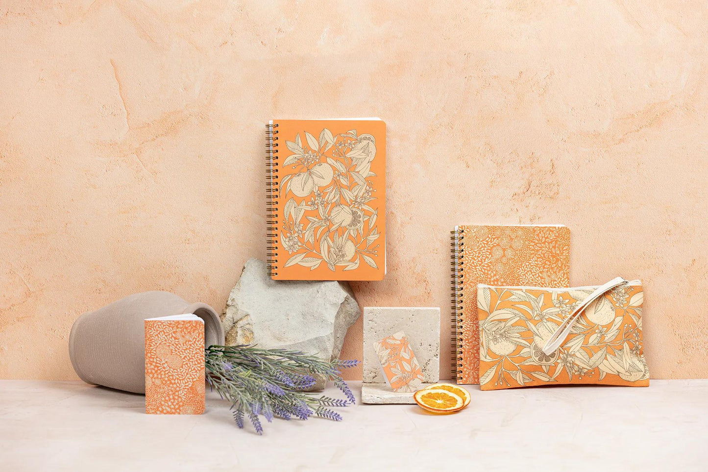 Garden of the Sens, Book integral binding A5 14,8x21cm, 148 pages, lineed, ass. - New (Pack x4)