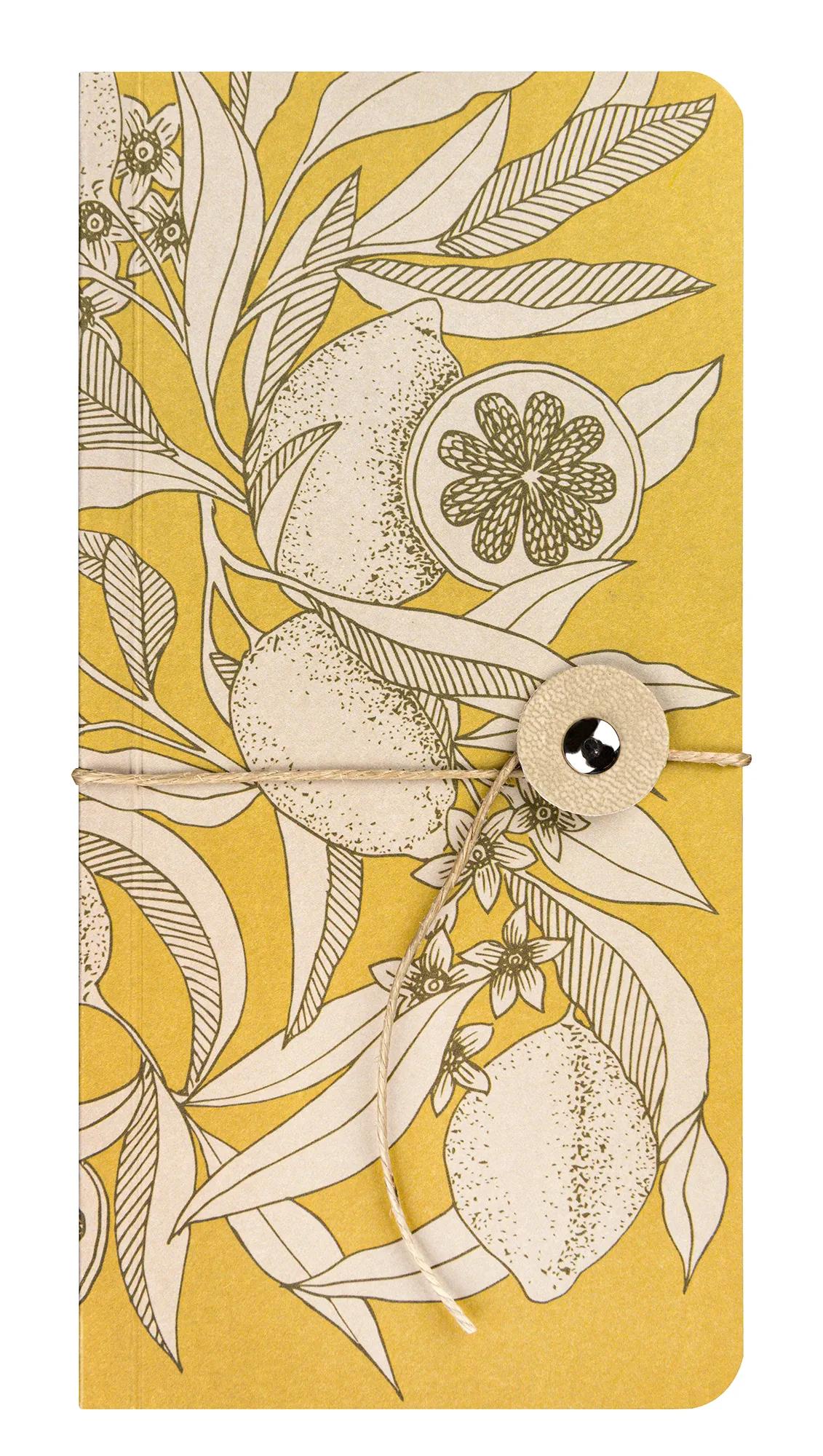 Garten der Sens, Notizbuch schlank 9x18 cm, 80 Seiten, Ebene, Arsch. - Neu (4er-Pack)