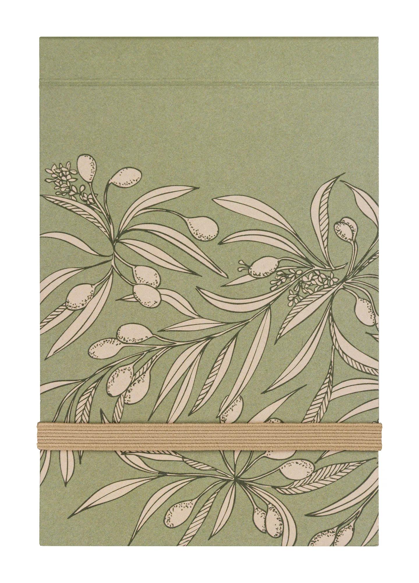 Garden of the Sens, Shopping block 8 x 12 cm, 50 single sheets detachable, elastic closure, ass. - New (Pack x12)