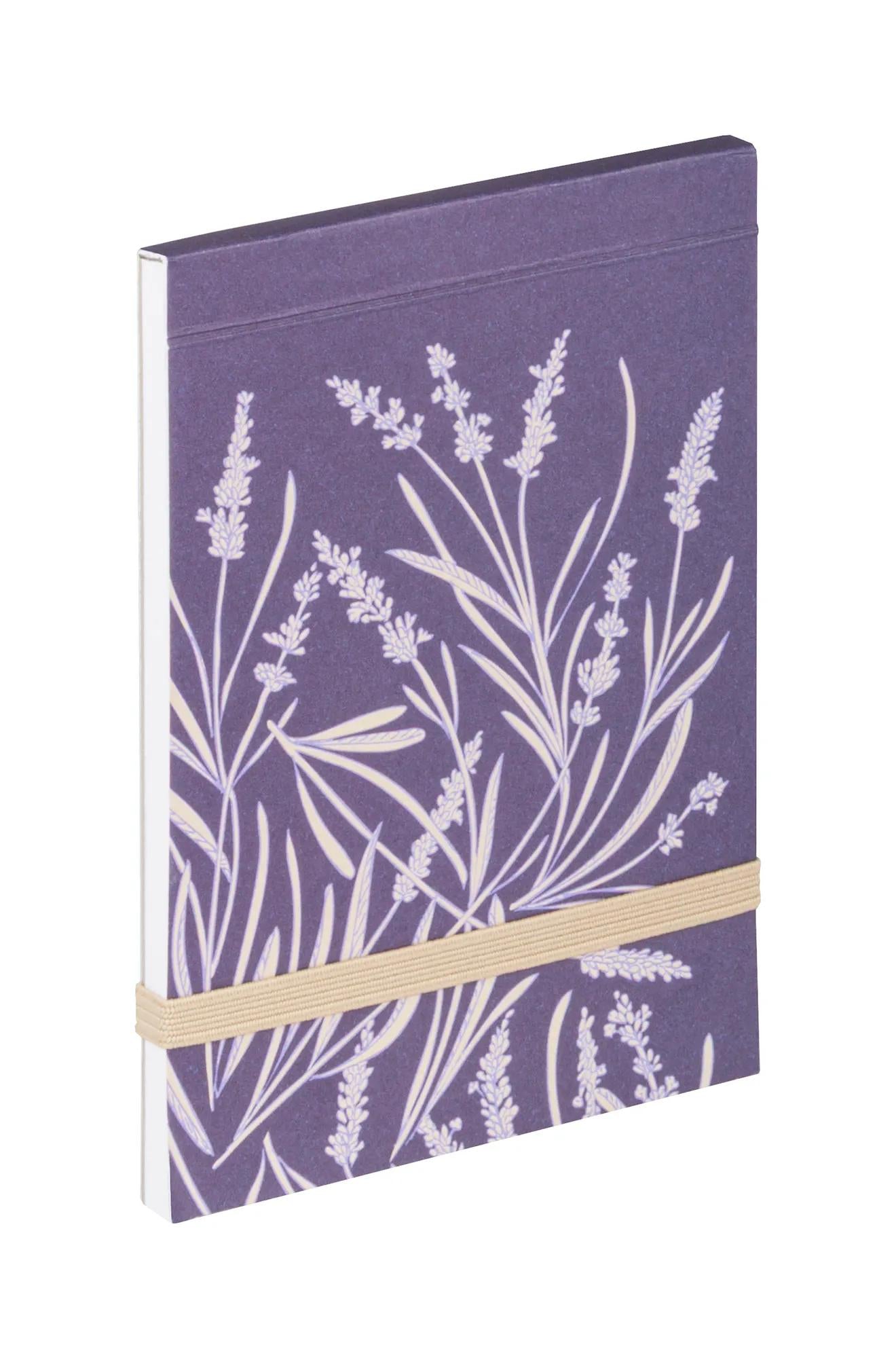 Garden of the Sens, Shopping block 8 x 12 cm, 50 single sheets detachable, elastic closure, ass. - New (Pack x12)