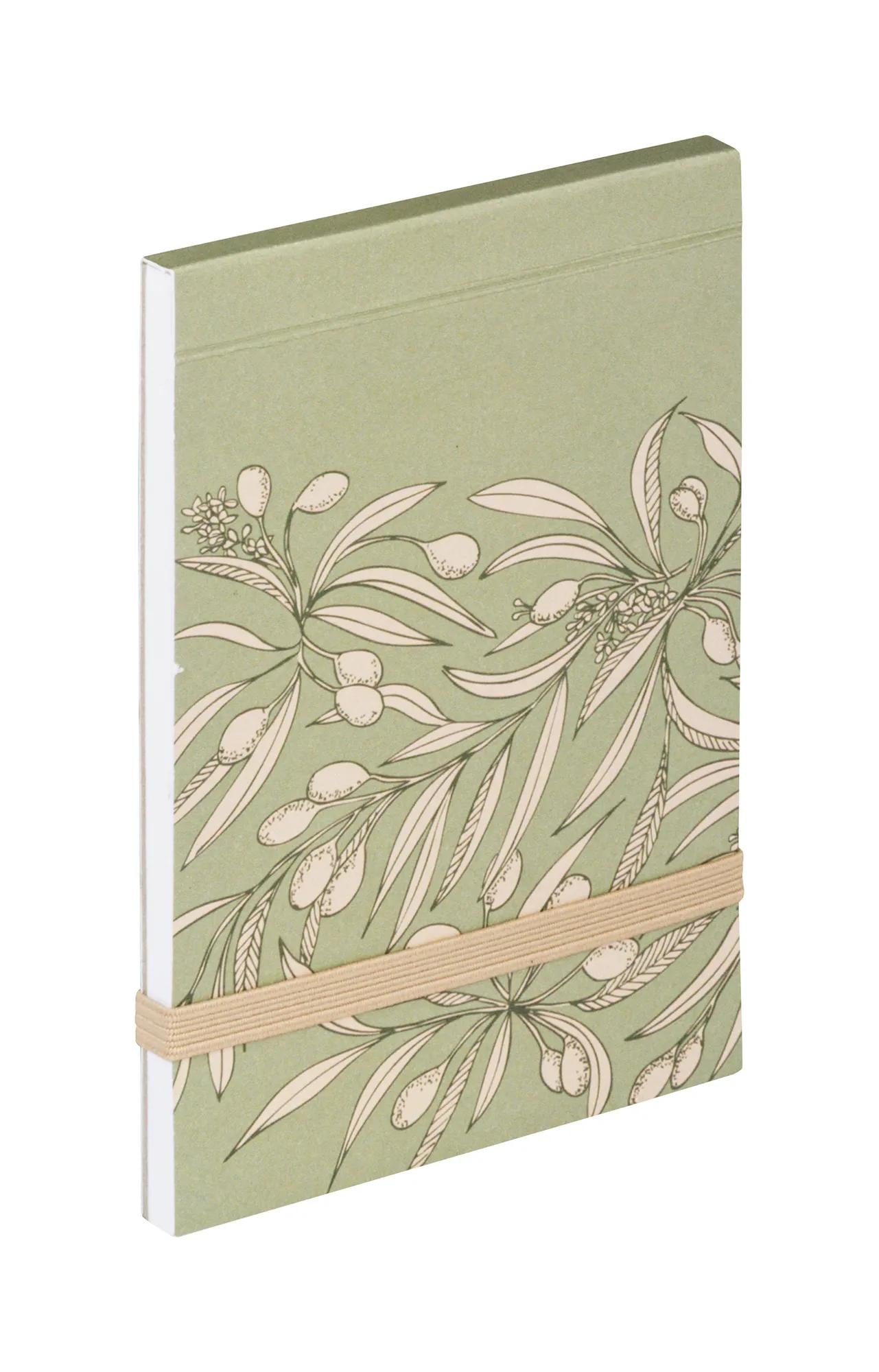 Garden of the Sens, Shopping block 8 x 12 cm, 50 single sheets detachable, elastic closure, ass. - New (Pack x12)