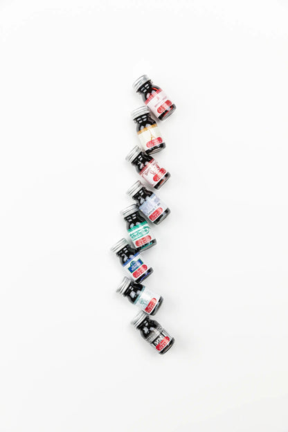 Collezione di colori inchiostri da Parigi - 10ml - Bordeaux - Nuovo (Pacchetto x6)
