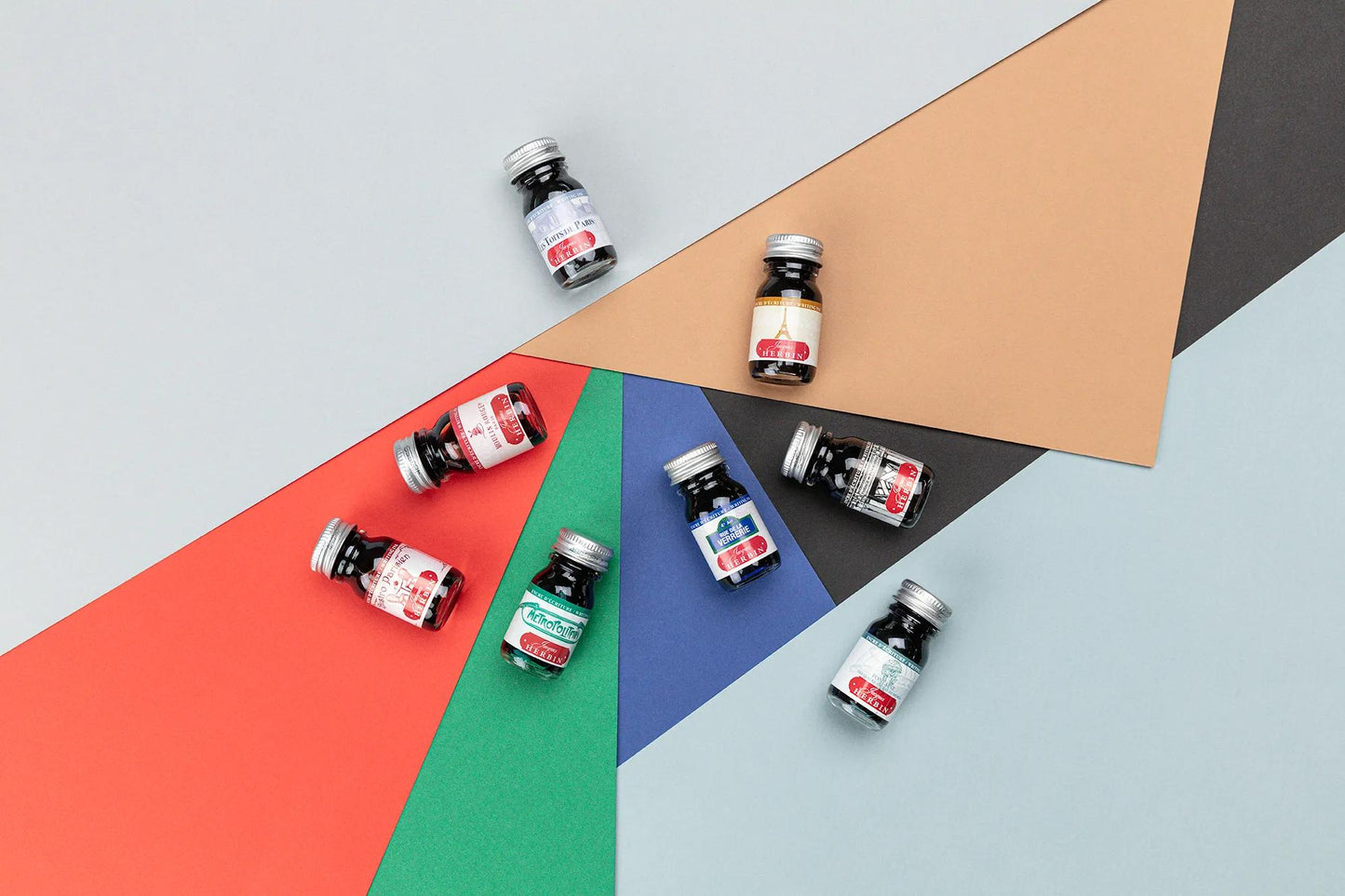 Schreibfarben Farbkollektion aus Paris - 10ml - Bordeaux - Neu (Paket x6)