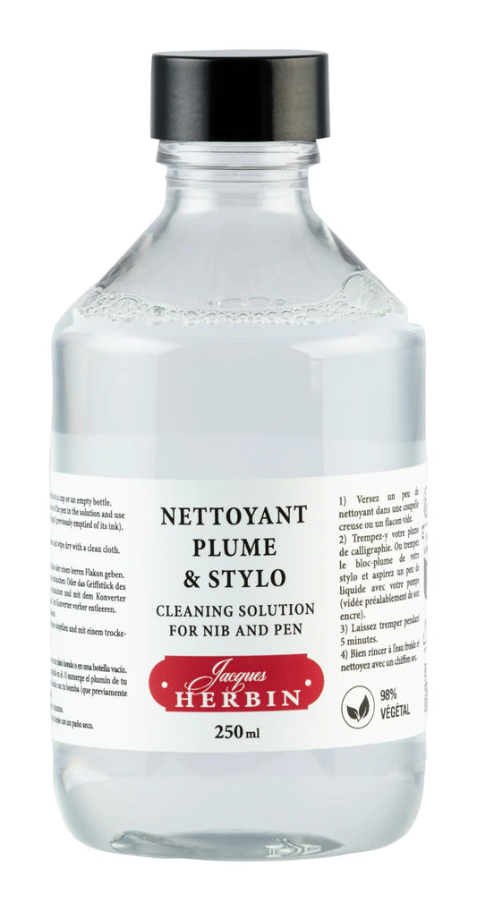 Cleaner vial for feathers, pens and roller pens 50 ml - New (Pack x2)