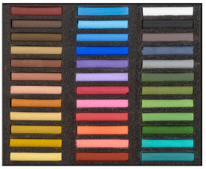 Wood Box 36 Pastels - Assorted