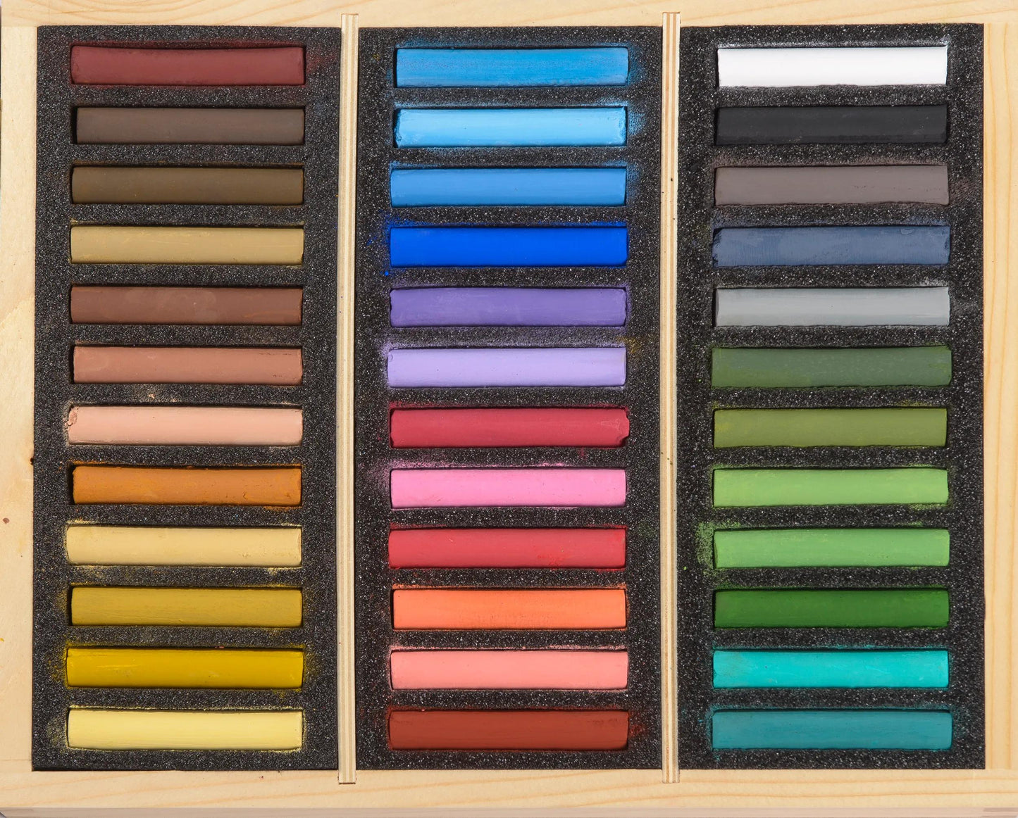 Wood Box 36 Pastels - Assorted