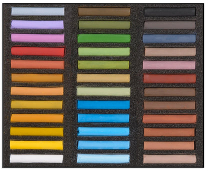 Holzkiste 36 Pastell - Landschaft