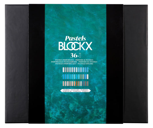 Wood Box 36 Pastels - Marine