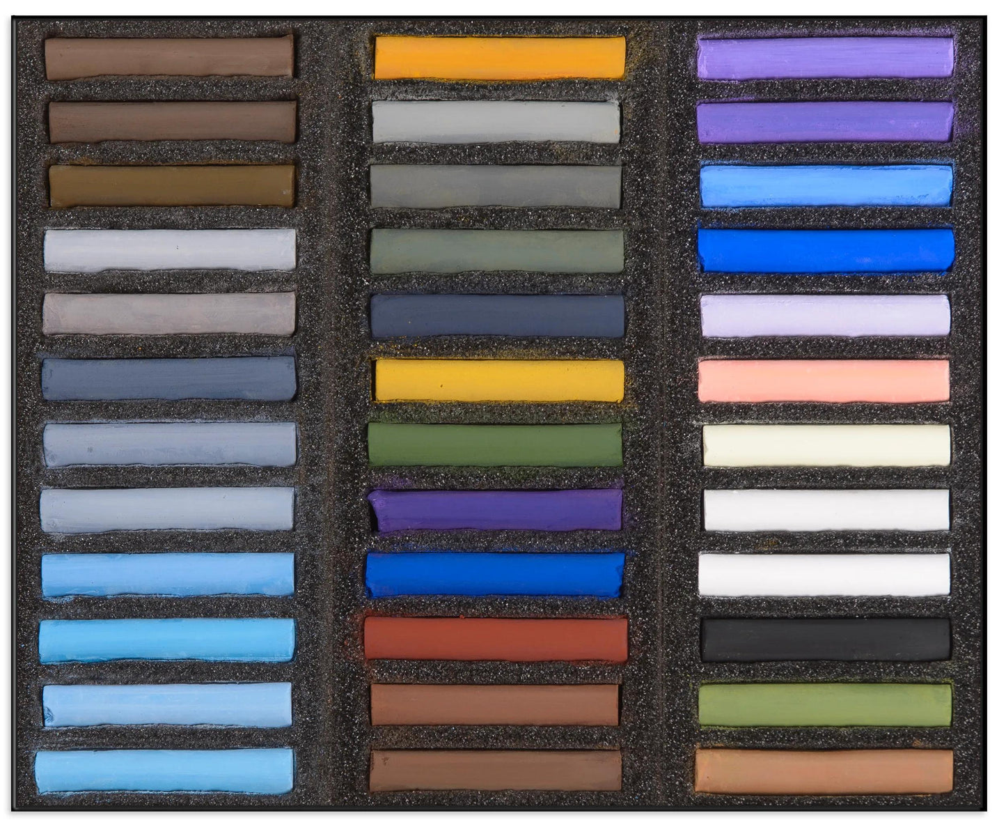 Wood Box 36 Pastels - Snow
