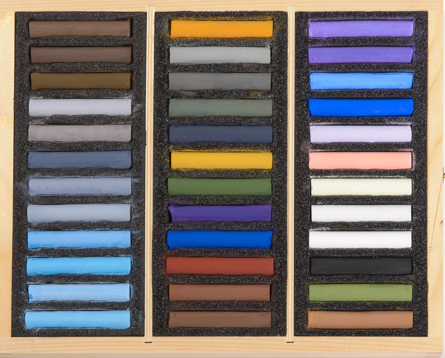 Wood Box 36 Pastels - Snow