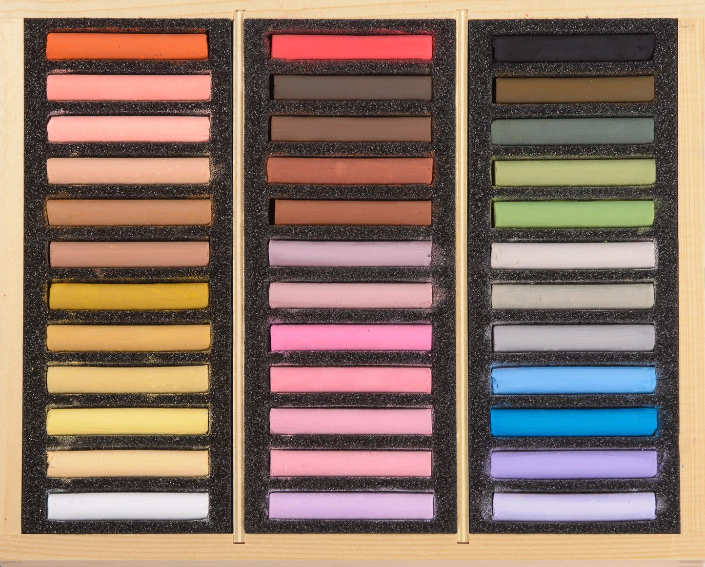 Wood Box 36 Pastels - Portrait