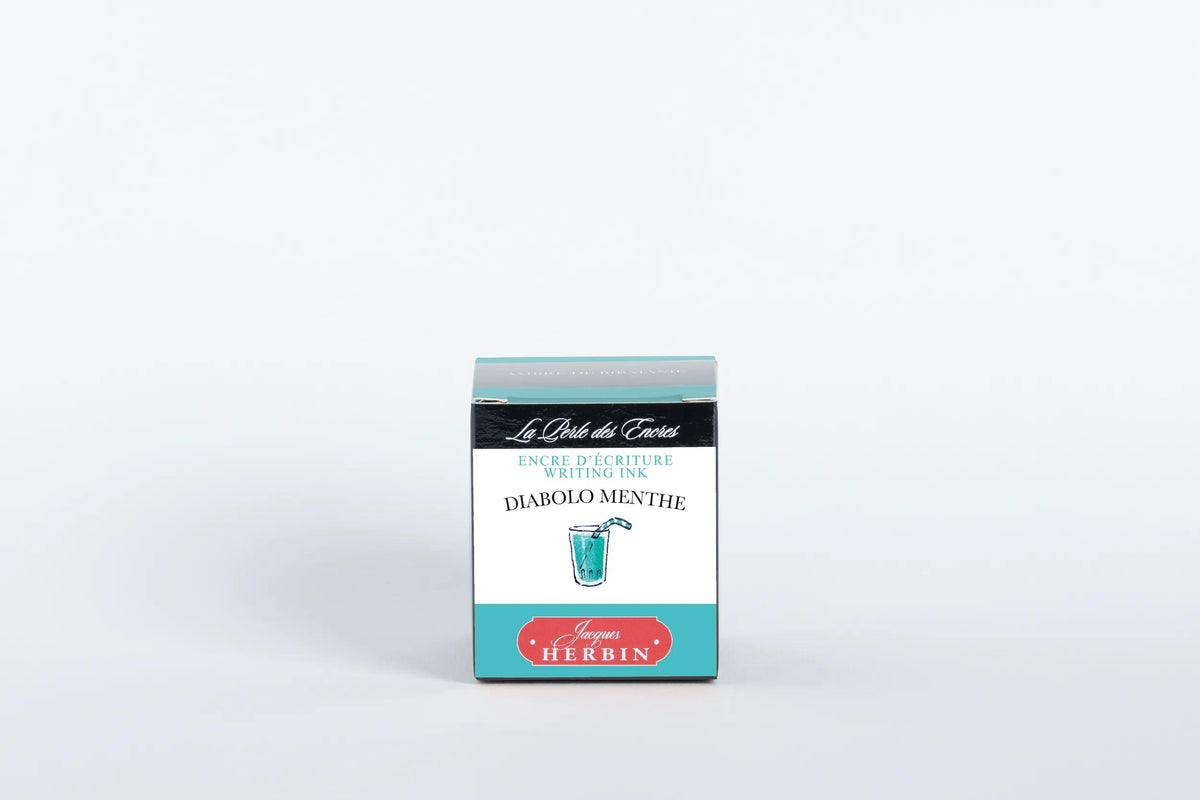 Inchiostro tradizionale in bottiglia D 30ml - menta diabolo (Pacchetto x4)