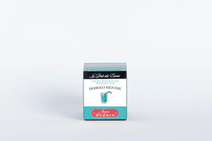 Inchiostro tradizionale in bottiglia D 30ml - menta diabolo (Pacchetto x4)
