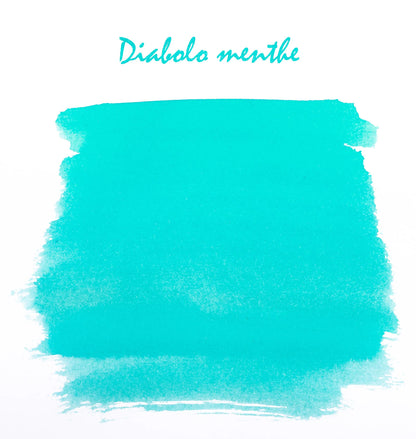 Inchiostro tradizionale in bottiglia D 30ml - menta diabolo (Pacchetto x4)