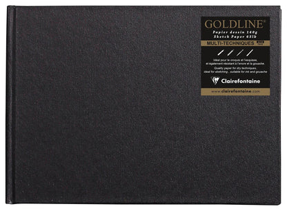 Goldline carnet cousu collé 64F A5 140g I - Ivoire (lot de 5)