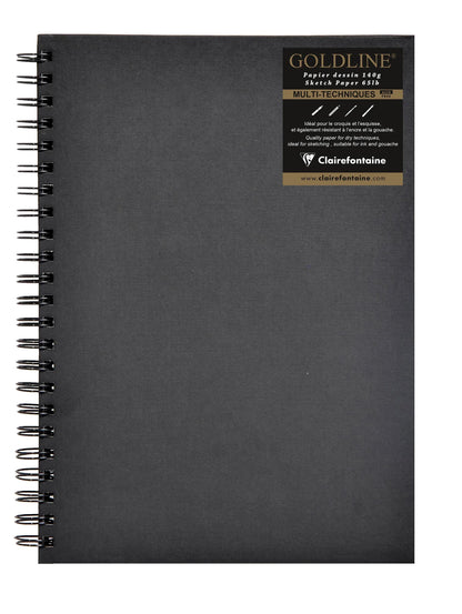Goldline Spiral Notebook 64F A3 140g F - Elfenbein (5er-Pack)