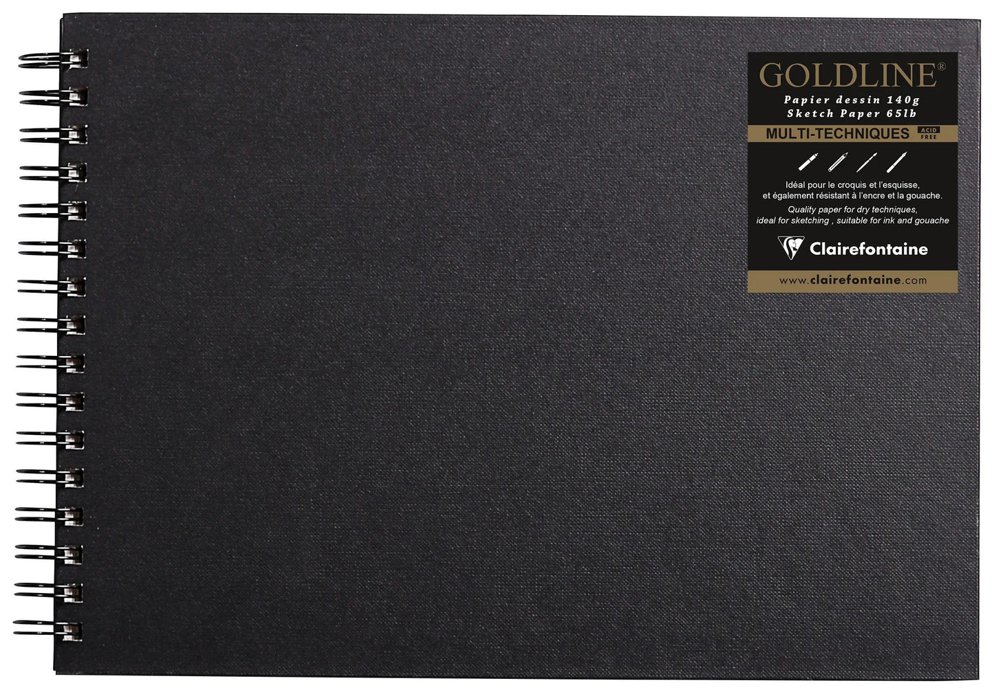Goldline Spiral Notebook 64F A4 140g I - Elfenbein (Paket x5)
