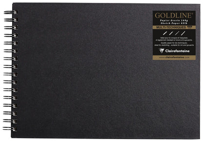 Goldline carnet spiralé 64F A4 140g I - Ivoire (lot de 5)