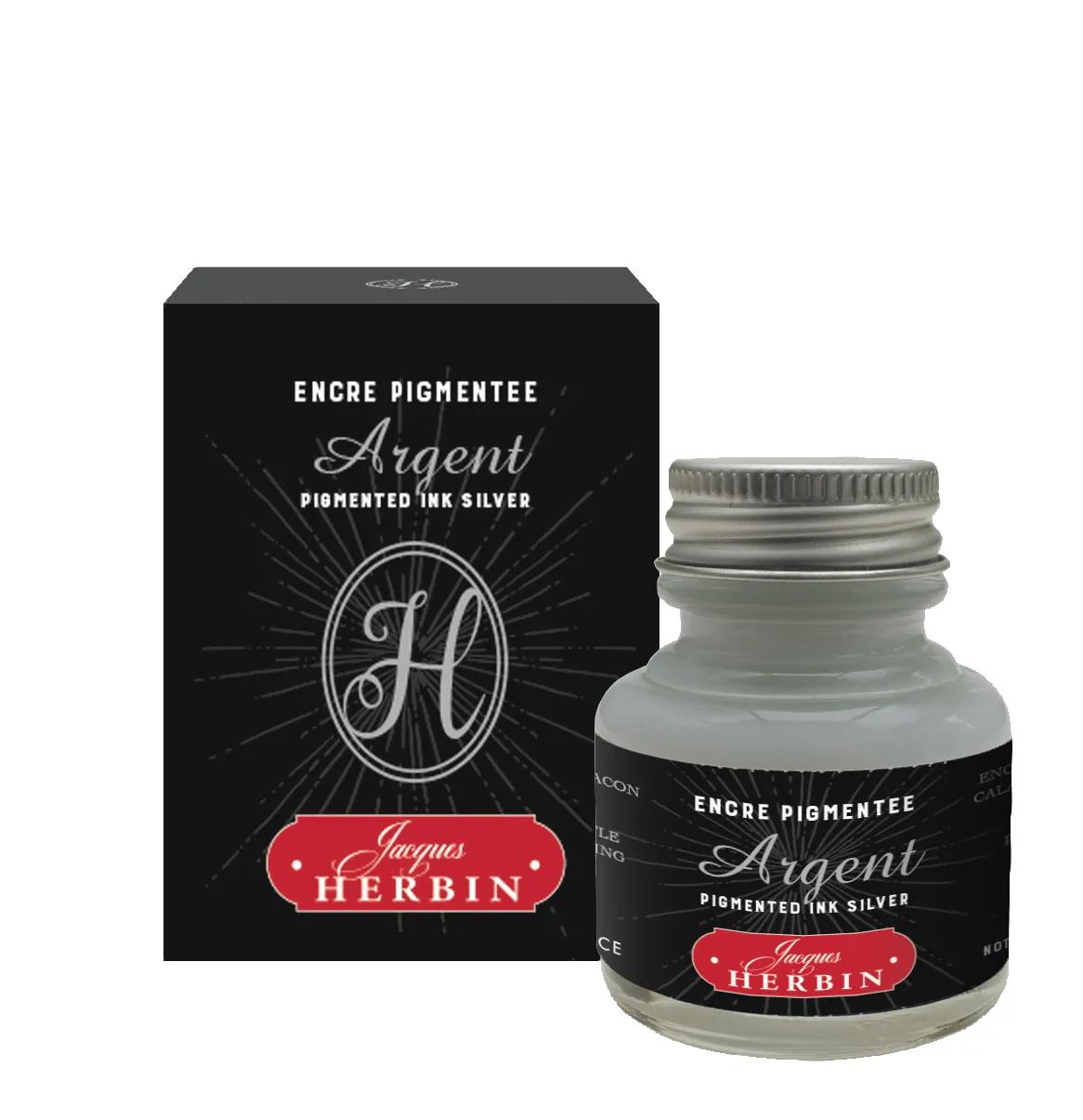 Inchiostro pigmentato decorativo 30ml - Argento (Pacchetto x4)