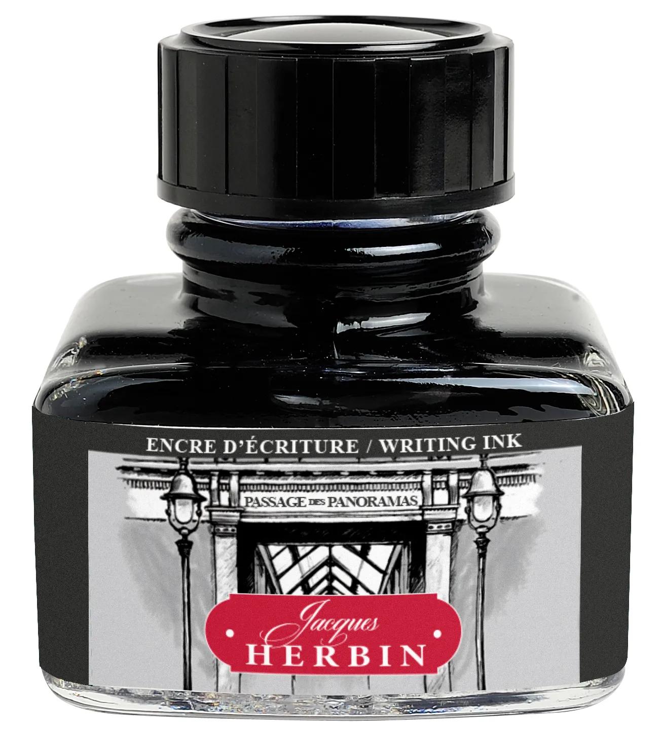 Schreibfarben Sammlung Farben von Paris - 30ml - Schwarz - Neu (Paket x4)