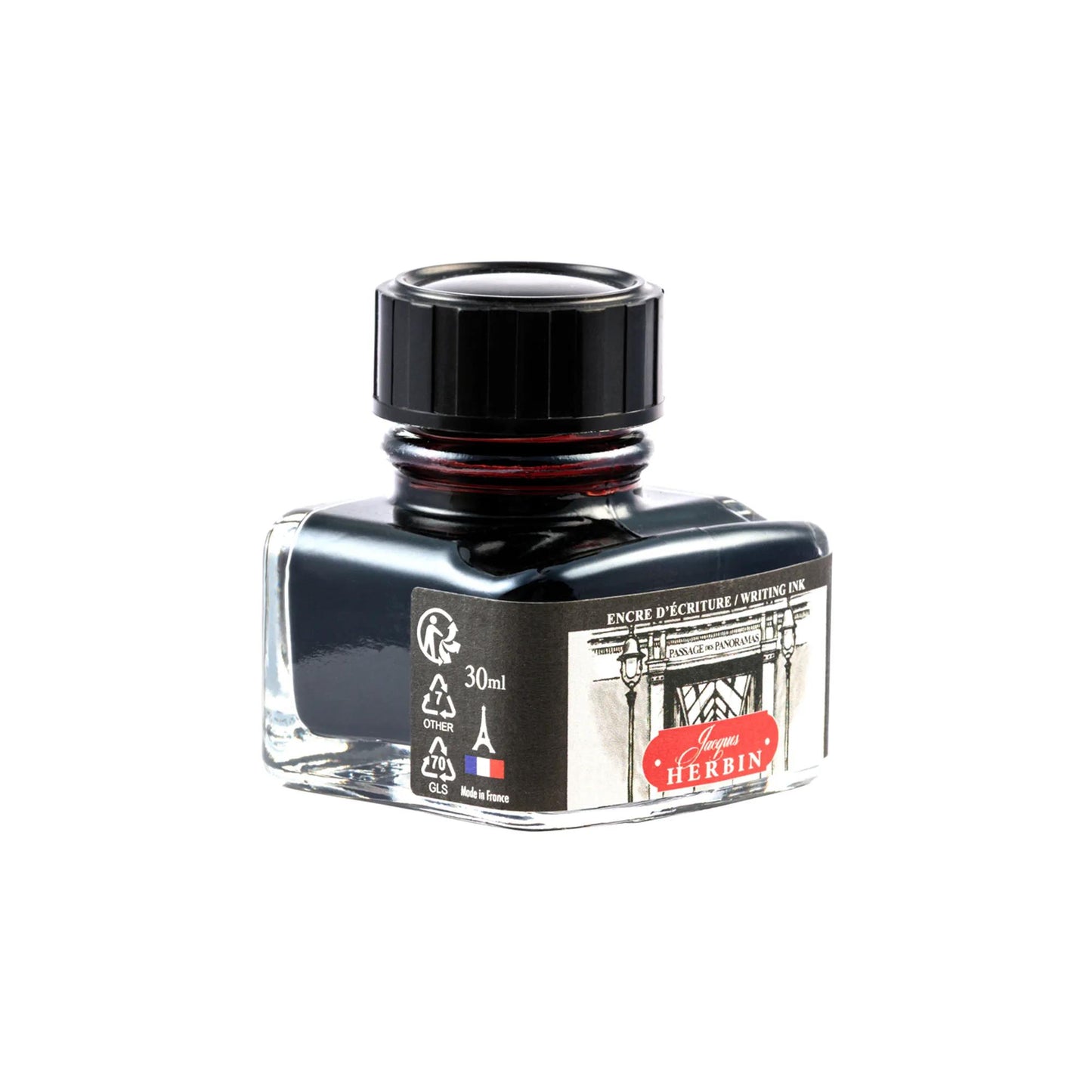 Schreibfarben Sammlung Farben von Paris - 30ml - Schwarz - Neu (Paket x4)