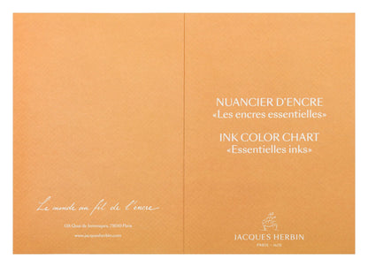 Nuancier 10 encres Jacques Herbin Prestige
