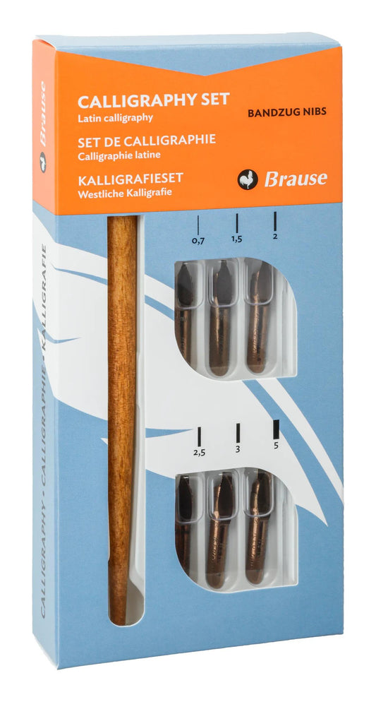 Set 6 calligraphy feathers (Pack x3)