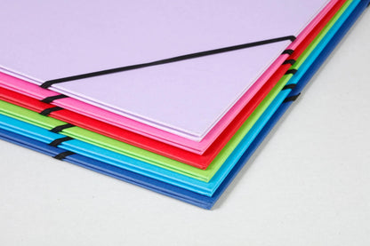 Drawing Carton Color with elastics 26x33cm - Assortment