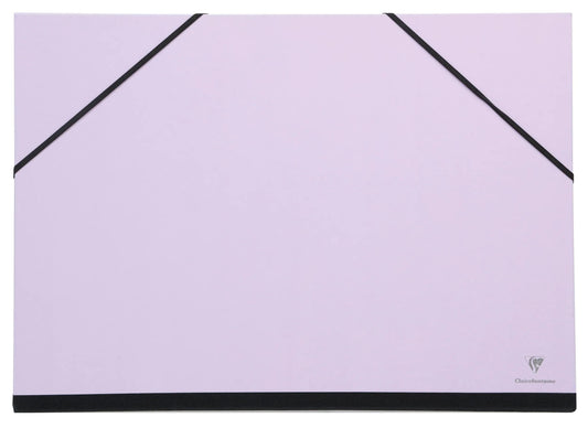 Disegno di cartone Colore con elastici 28x38cm - Lilas (confezione da 10)