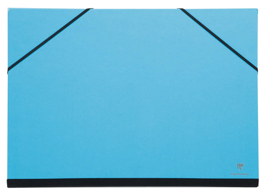 Disegno di cartone Colore con elastici 28x38cm - Turchese (confezione da 10)