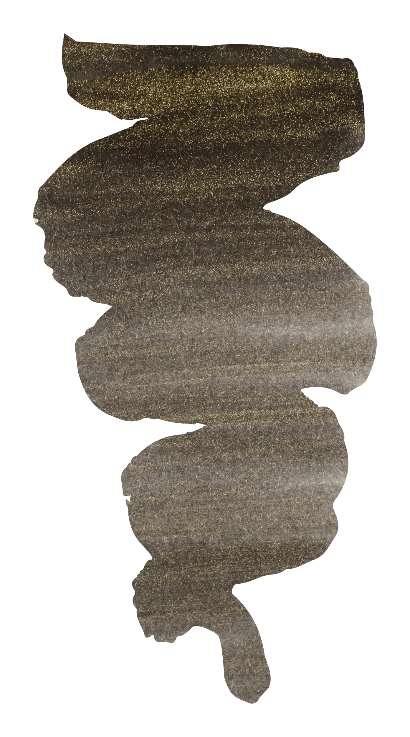 Ink 1670 with gold glitter 50ml - Grey thunderstorm