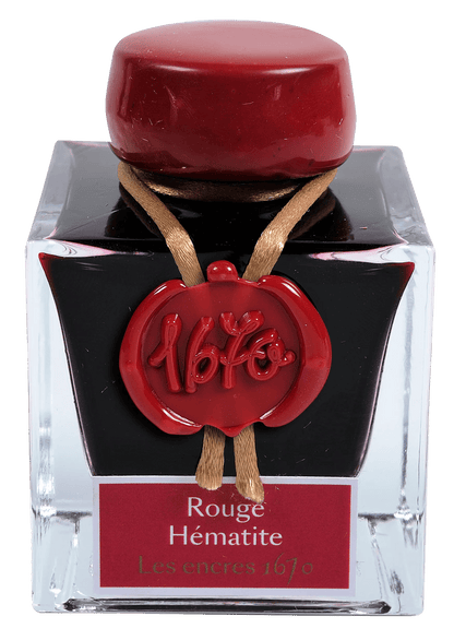 Ink 1670 with golden glitter 50ml - Red hematite