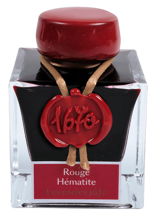 Ink 1670 with golden glitter 50ml - Red hematite