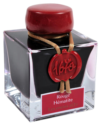 Ink 1670 with golden glitter 50ml - Red hematite