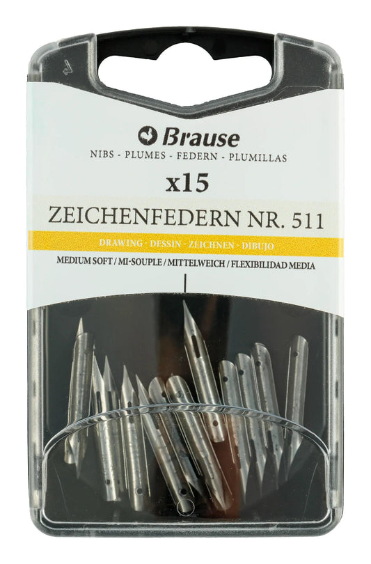 Box 15 drawing feathers quite hard and very fine (511B).