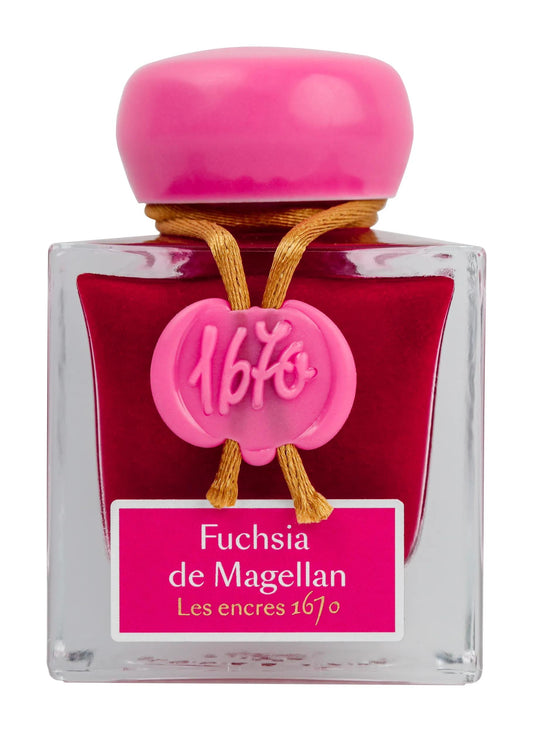 Ink 1670 gold glitter 50ml - Fuchsia de Magellan