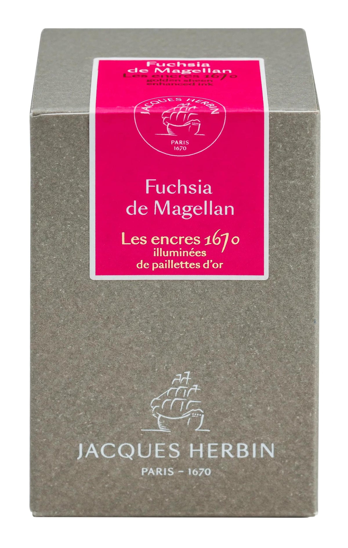 Ink 1670 gold glitter 50ml - Fuchsia de Magellan