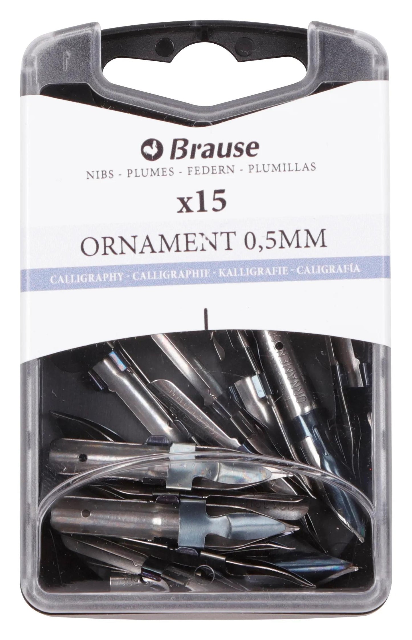 BOX 15 PLUMES ORNAMENT
