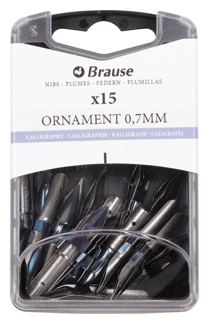 BOITE 15 PLUMES ORNAMENT