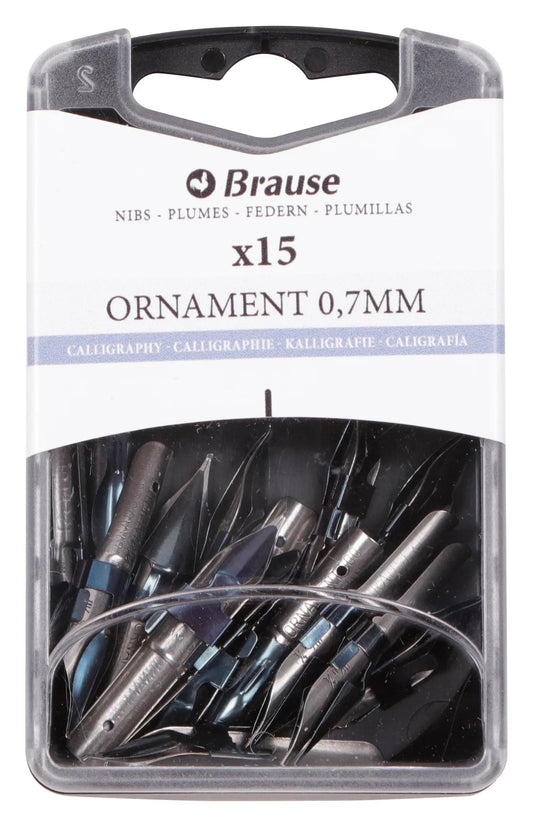 BOX 15 PLUMES ORNAMENT