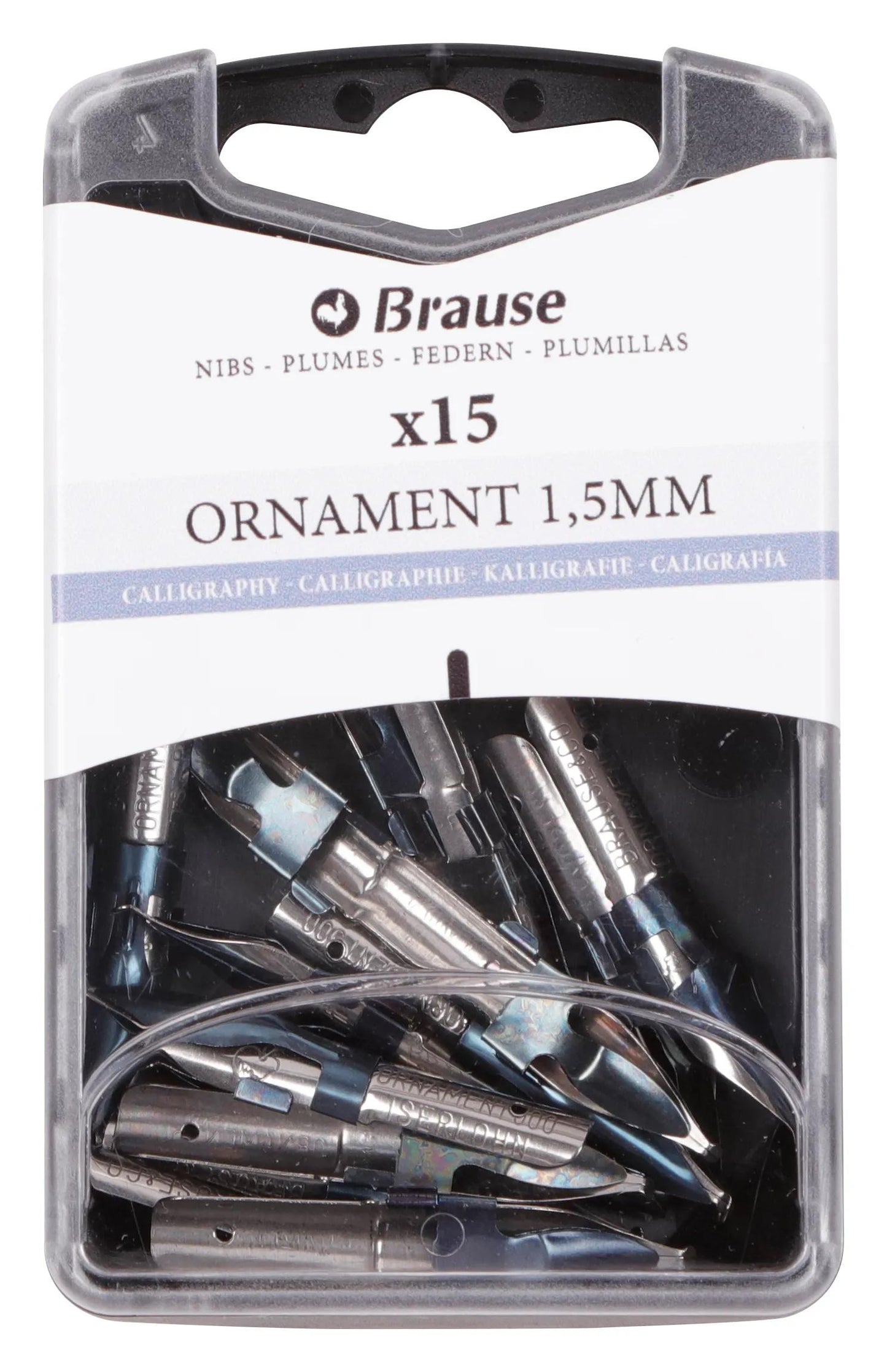 BOX 15 PLUMES ORNAMENT