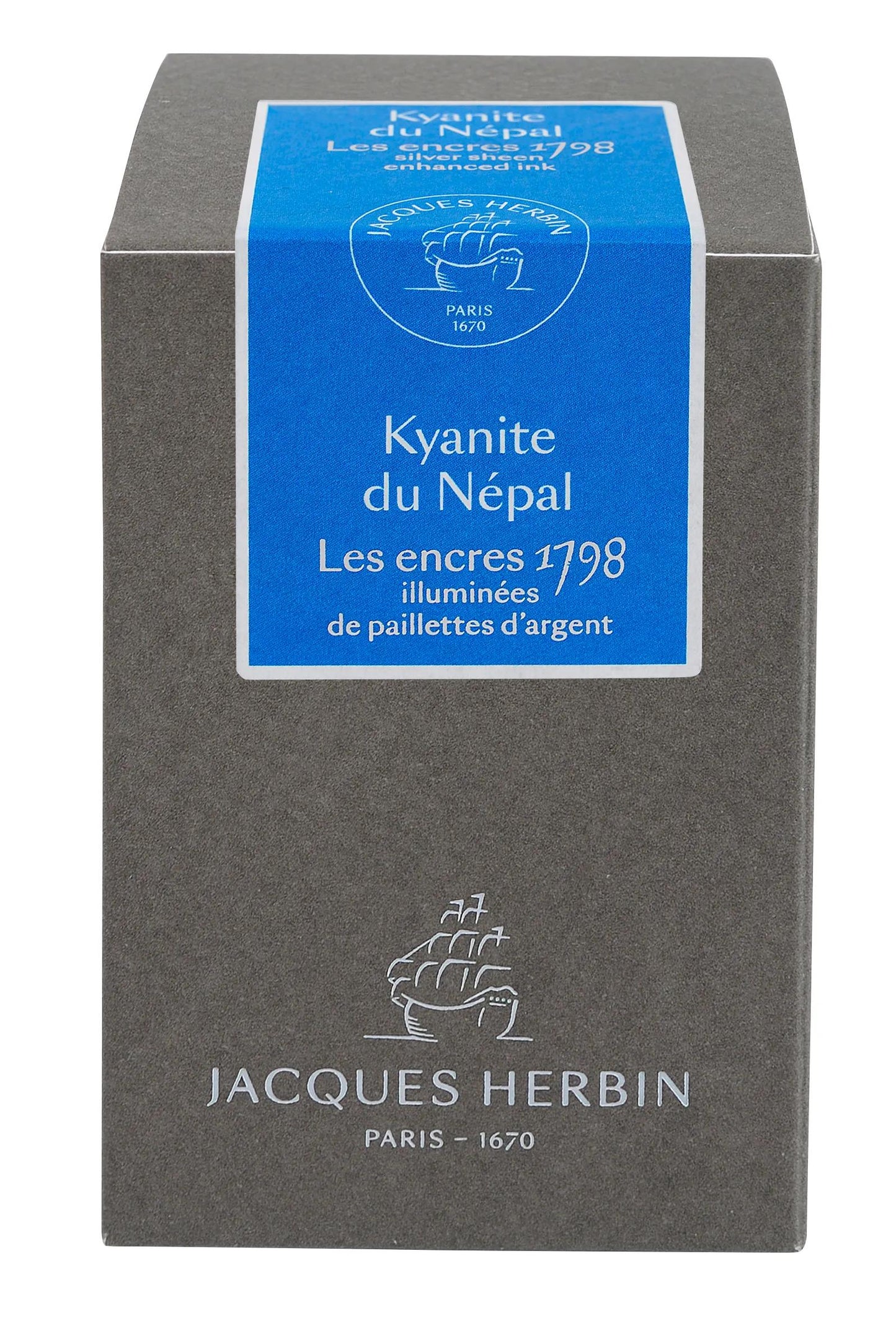 Inchiostro 1798 con glitter argento - Kyanite del Nepal