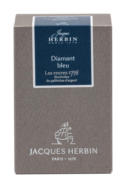 1798 silver glitter ink - Blue Diamond