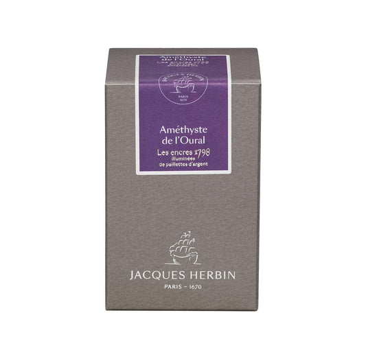 Ink 1798 with silver glitter - Violet amethyst