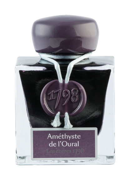 Inchiostro 1798 con glitter argento - Violet ametista