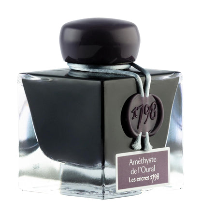 Inchiostro 1798 con glitter argento - Violet ametista