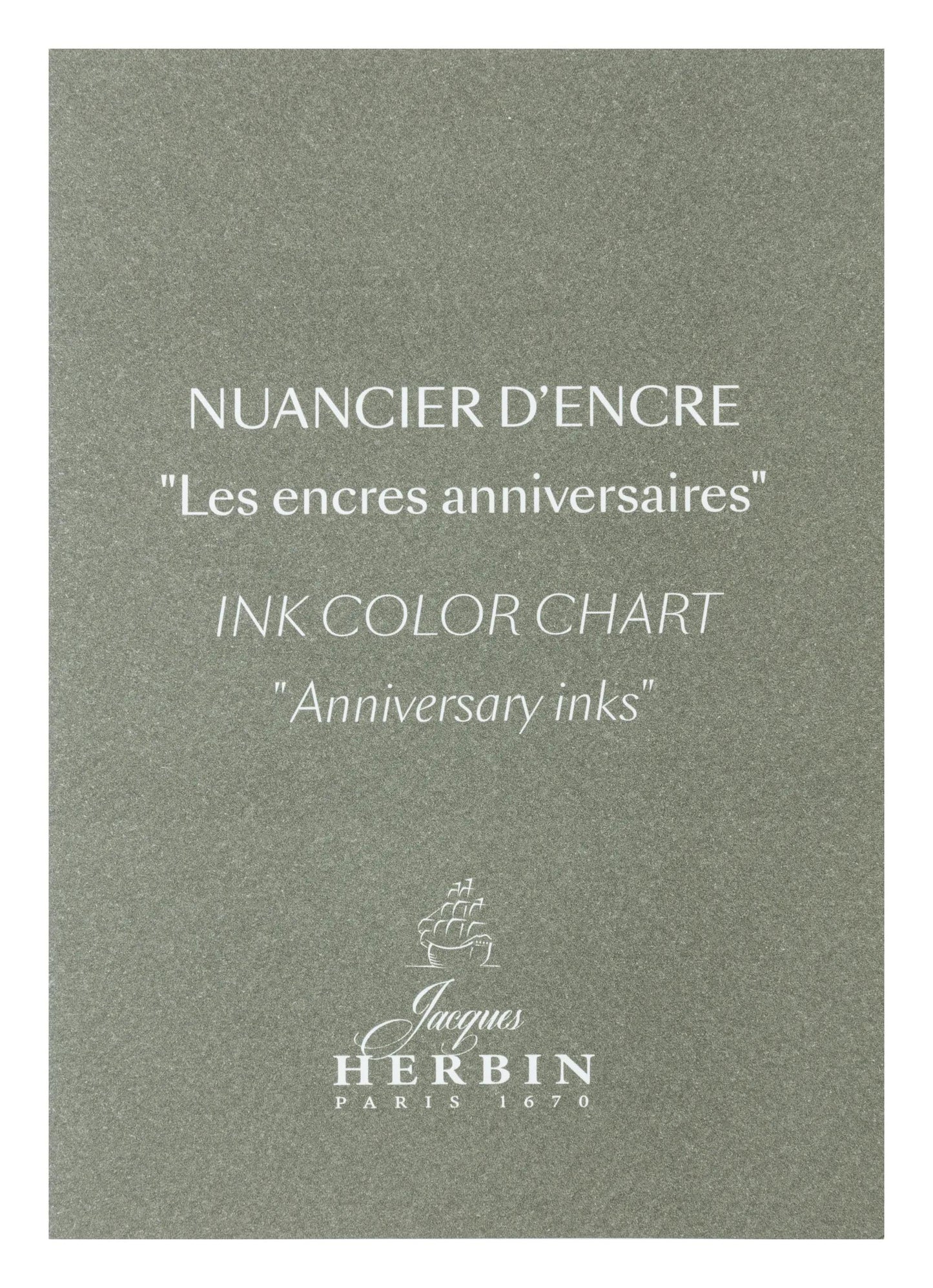 Anniversaries inks Jacques Herbin Prestige