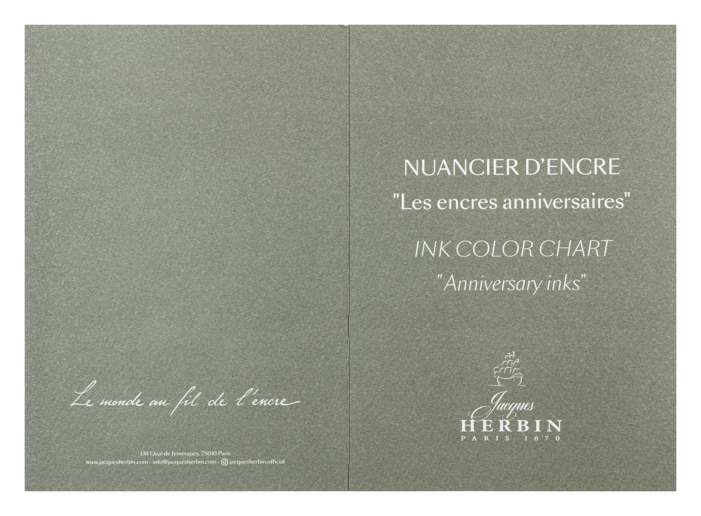 Anniversaries inks Jacques Herbin Prestige