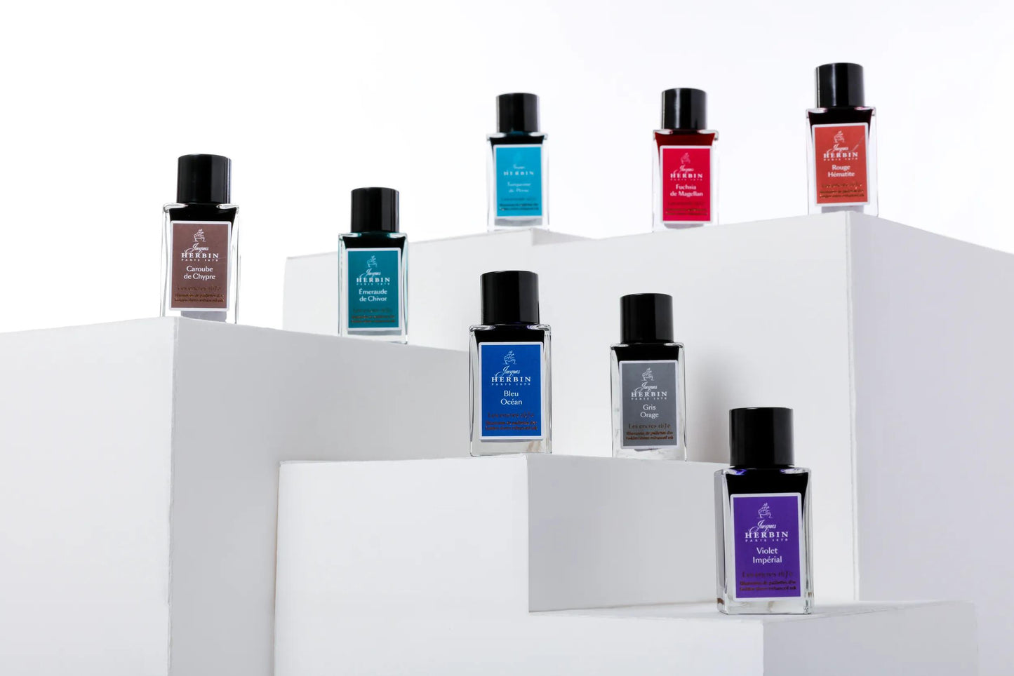 Ink 1670 with gold glitter 15ml - Ocean blue (Pack x3)